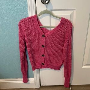 Hot Pink Cardigan